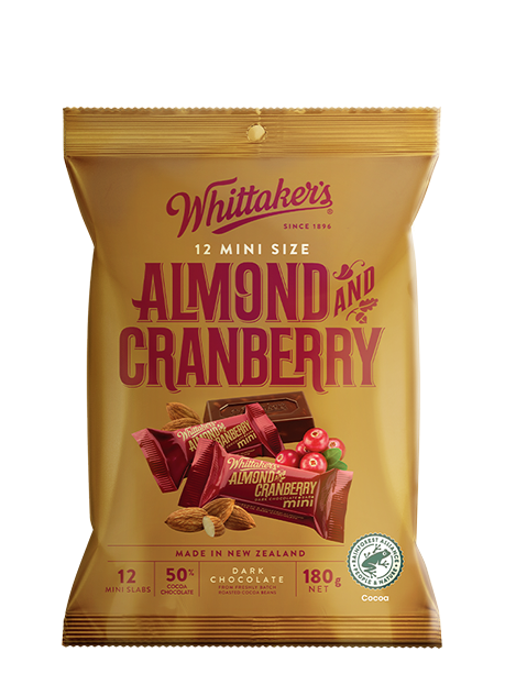 Almond Cranberry Mini Slab 25g