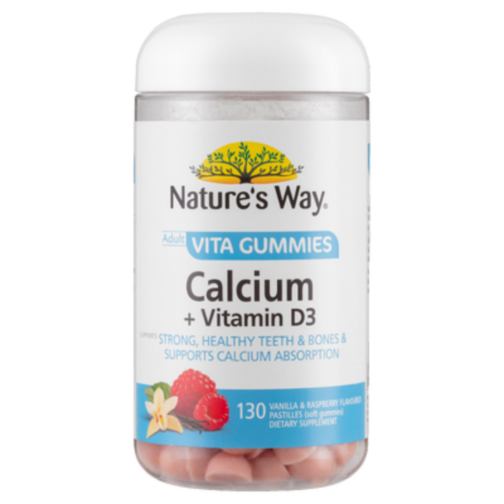 Nature’s Way Adult Vita Gummies Calcium + Vitamin D3 130s