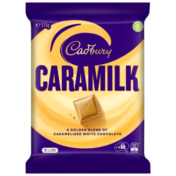 Cadbury Caramilk Caramelised White Chocolate Large Block 315g