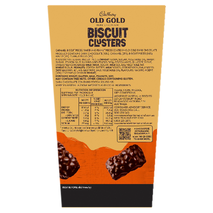 Cadbury Old Gold Chocolate Biscuit Clusters Crunchy Peanut 120g