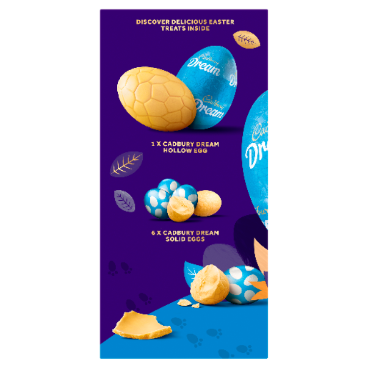Cadbury Dream White Chocolate Easter Egg Gift Box 155g