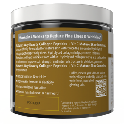 Collagen + Vitamin C Mature Skin Gummies – 50 Gummies