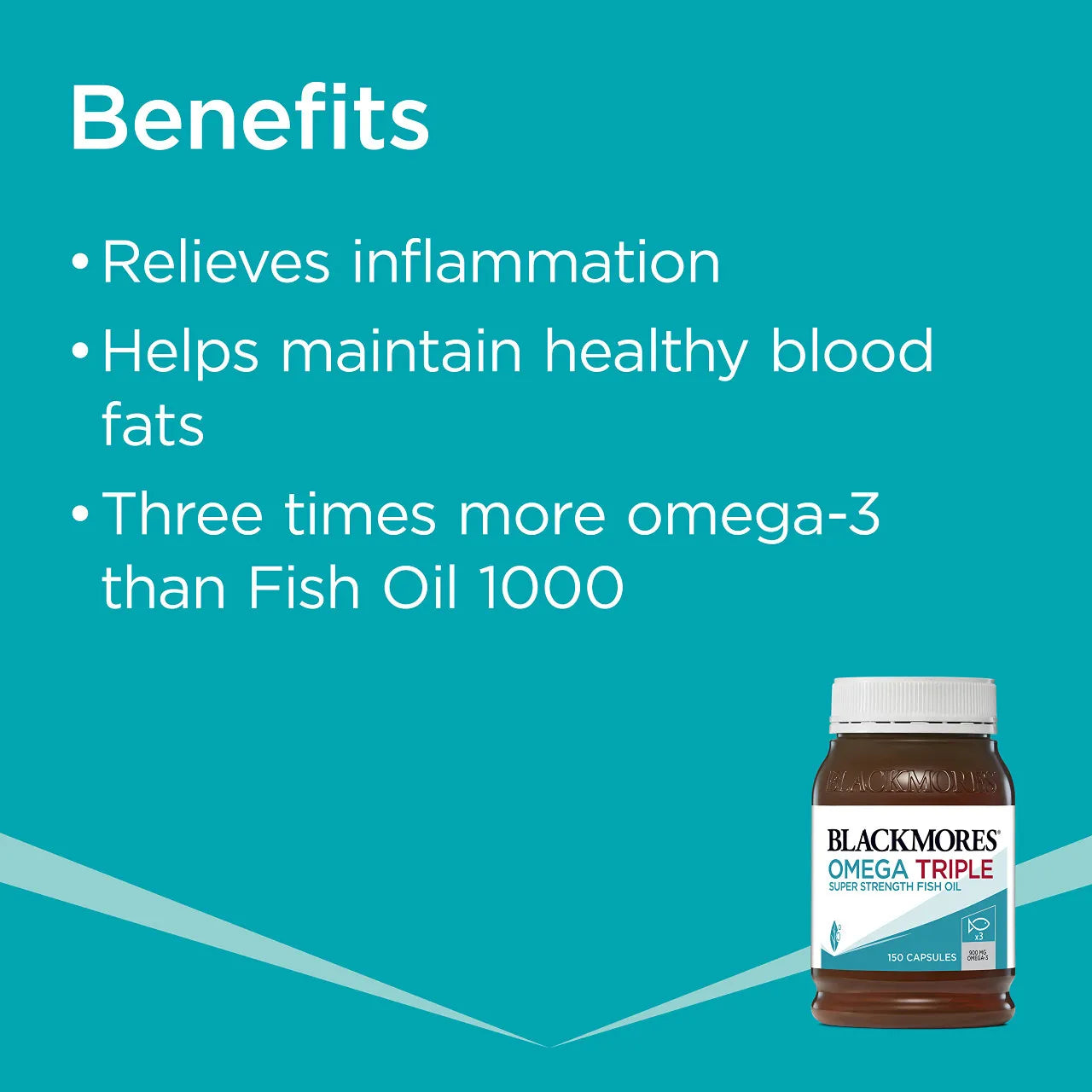 Blackmores Omega Triple Super Strength Fish Oil