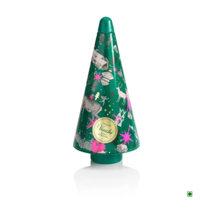 Venchi Christmas Anna Higgie Pine Metal Tin 112g