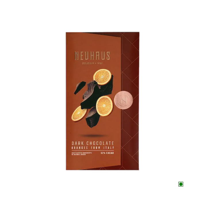 Neuhaus Dark Chocolate with Orange – 100g Bar