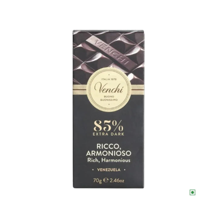 Venchi 85% Venezuela Dark Chocolate Bar 70g