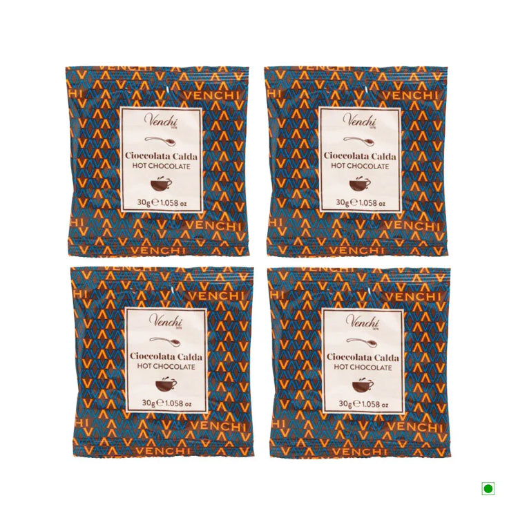 Venchi Single Dose For Hot Chocolate (Pack of 4) 120g