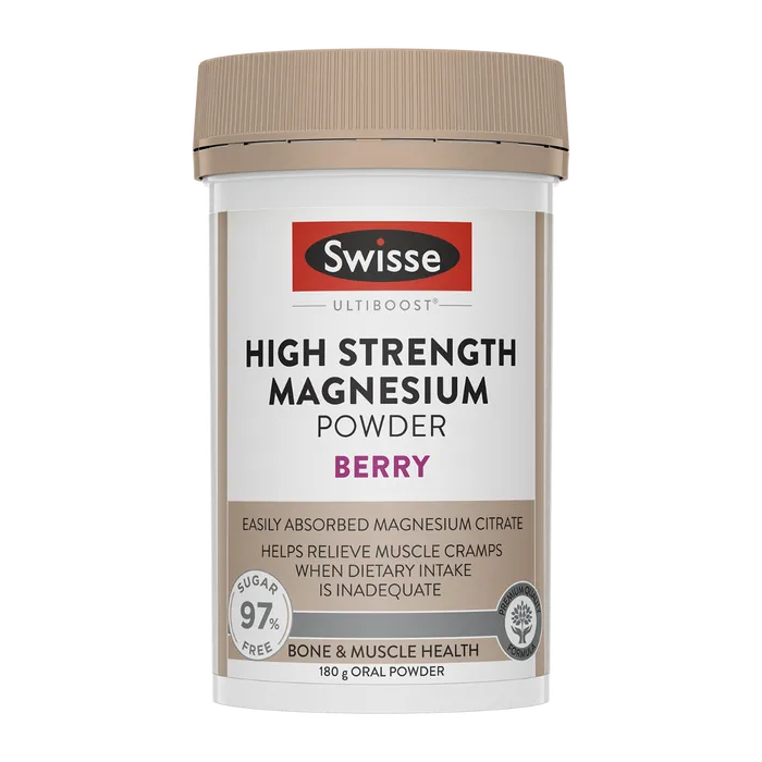 Swisse Ultiboost High Strength Magnesium Powder Berry