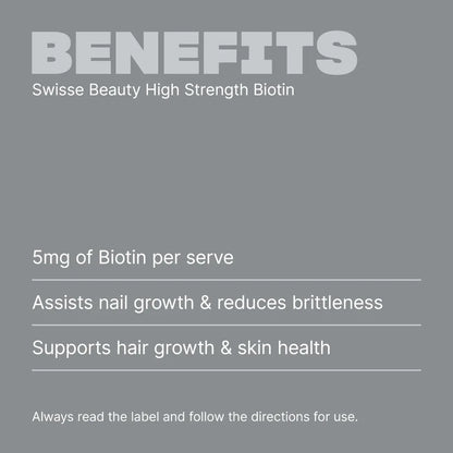 Swisse Beauty High Strength Biotin