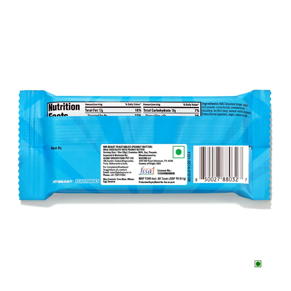 Mr.Beast Feastables Peanut Butter 35g