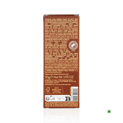 Venchi Mini 75% Extra Dark Chocolate Bar 30g