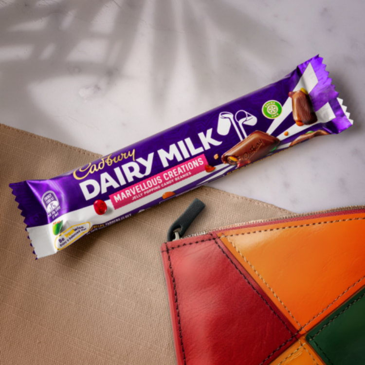 Cadbury Marvellous Jelly Popping Candy & Beanies Bar