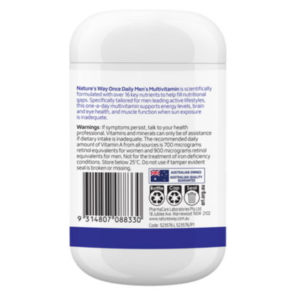 Once Daily Men’s Multivitamin 120s
