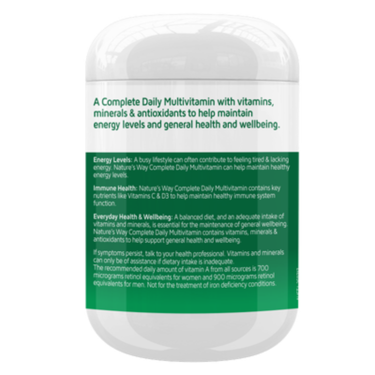 Nature’s Way Complete Daily Multivitamin 250s