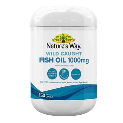 Nature's Way Wild Caught Fish Oil 1000mg 150s