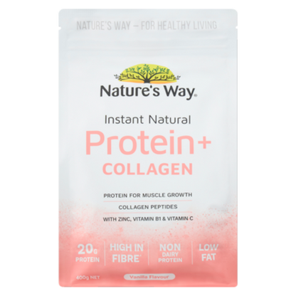 Nature’s Way Instant Natural Protein + Collagen 400g