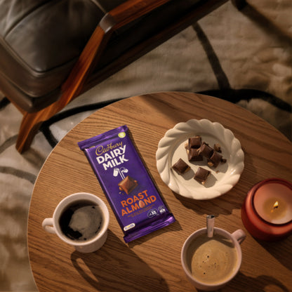 Cadbury Dairy Milk Roast Almond milk chocolate block 180g