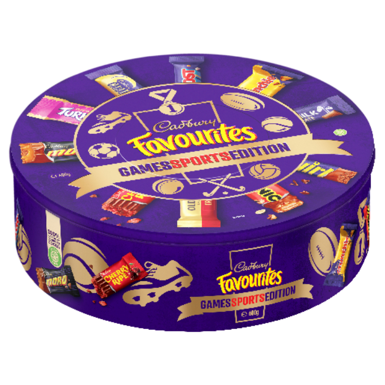 Cadbury Favourites Games Sports Edition 600g