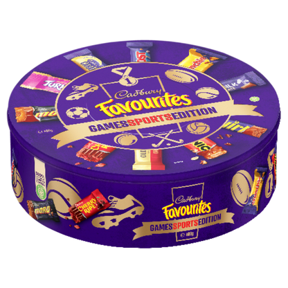 Cadbury Favourites Games Sports Edition 600g
