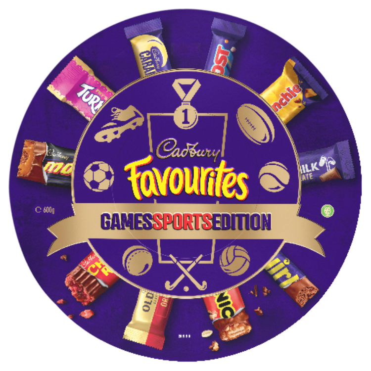 Cadbury Favourites Games Sports Edition 600g