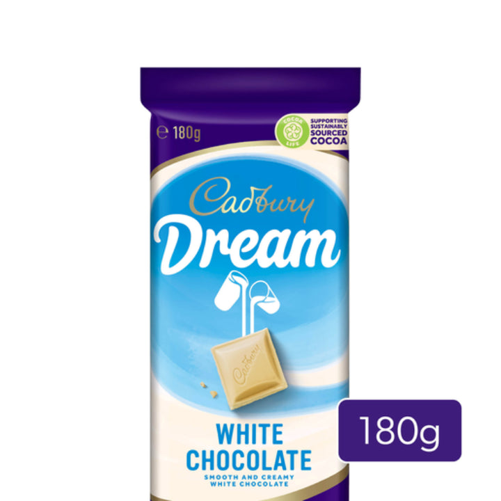 Cadbury Dream White Chocolate Block 180g