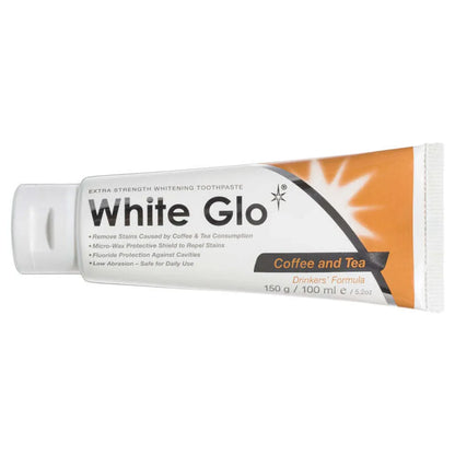 WhiteGlo Coffee & Tea Drinkers Formula Whitening Toothpaste (100ml/150gm)