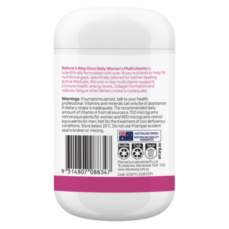 Once Daily Women's Multivitamin 120s